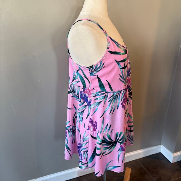 Show Me Your Mumu Caroline Mini Dress Maui Wowi Pink Sz Sml Spring Break Beach - Picture 4 of 13